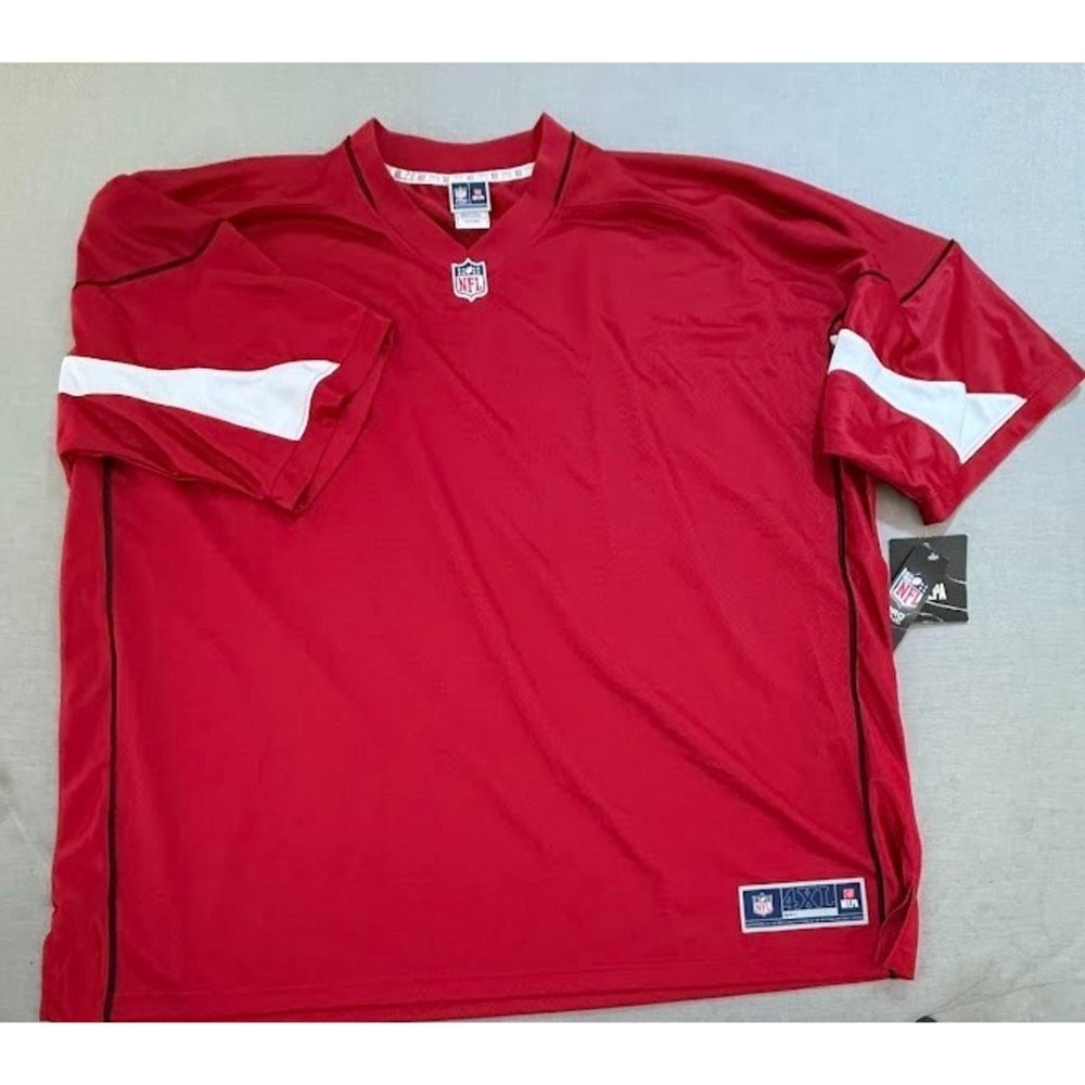 Arizona Cardinals TEAM Pro Line NFL Jersey Mens 4XL Red‎ Blank Short Sleeve.